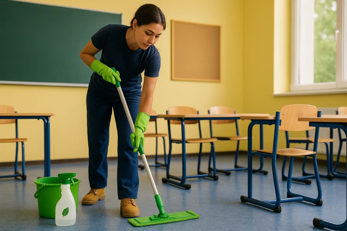 Eco-Friendly Cleaning Services for Schools